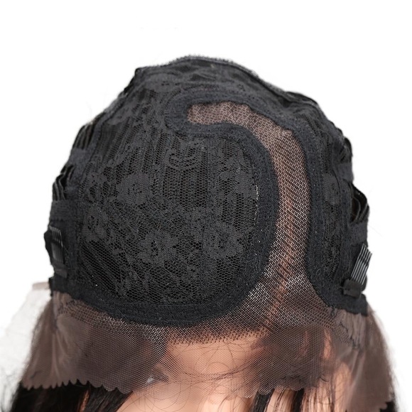 Very Pretty 26” Ombre Hot Pink & Light Pink Premium Fiber Lace Front Wig - Picture 4 of 12